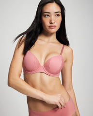 Soma / Enchanting Lace Trim Bra ANTIQUE PINK