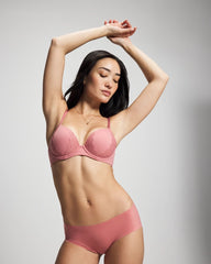 Soma / Enchanting Lace Trim Bra ANTIQUE PINK