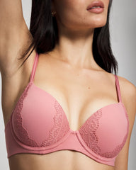 Soma / Enchanting Lace Trim Bra ANTIQUE PINK