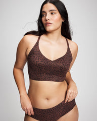 Soma / Racerback Bralette with Lace Back HOT SPOT MOCHA MINI