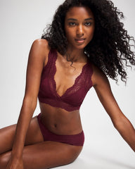 Soma / Crochet Lace Bralette VELVET PLUM
