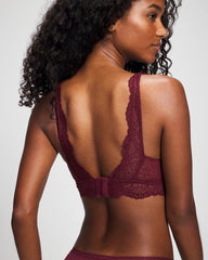 Soma / Crochet Lace Bralette VELVET PLUM