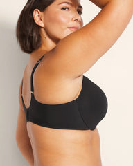 Soma / Lightly Lined Perfect Coverage Bra BLACK