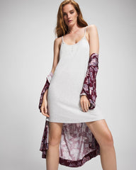 Soma / Pointelle Chemise HEATHER FROST