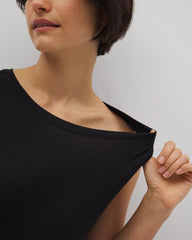 Soma / Rib Knit Tank BLACK