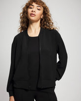 Soma / Modern Modal Bomber Jacket BLACK