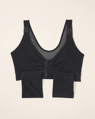 Soma / Post-Surgical Recovery Bra with Drain Pockets BLACK