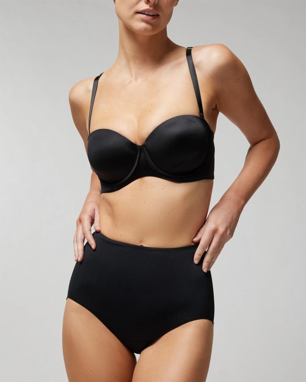 Soma / High-Waist Brief Panty BLACK