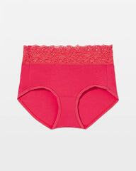 Soma / Brief Panty with Enchanting Lace HEARTS DESIRE