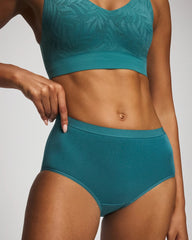 Soma / Cotton Modern Brief Panty CERULEAN TEAL