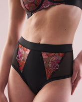 Soma / Soma's Sexiest High-Waist Cheeky Brief Panty with Embroidery MULTI