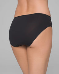 Soma / Hipster Panty with Lace BLACK
