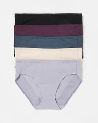 Soma / Cotton Hipster Panty 5 Pack PLUM PERFECT MULTI PACK
