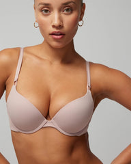 Soma / Push-Up Plunge Bra ADOBE ROSE