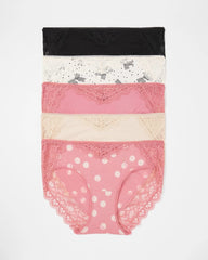 Soma / Lace Hipster 5 Pack THATS A WRAP MULTI PACK