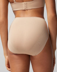 Soma / High-Leg Panty with Lace WARM AMBER