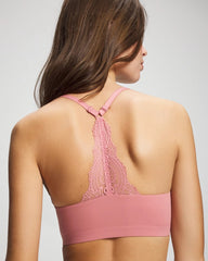 Soma / Racerback Bralette with Lace Back ANTIQUE PINK