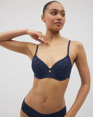 Soma / Perfect Coverage Bra with Lace NIGHTFALL NAVY
