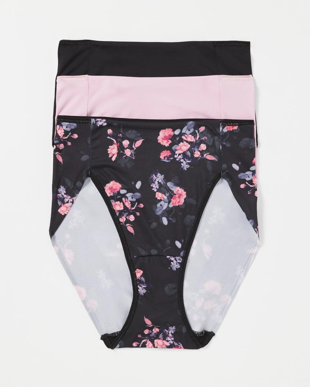 Soma / Tummy High-Leg Brief Panty 3 Pack AMETHYST BLUSH MULTIPACK
