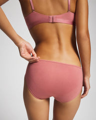 Soma / Cotton Hipster Panty CLAY ROSE