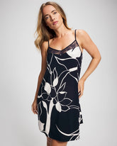 Soma / Lace Chemise NOUVEAU FLORA NAVY