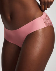Soma / Cheeky Hipster Panty with Lace Back ANTIQUE PINK