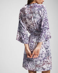 Soma / Short Robe LACE HARMONY LILAC