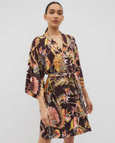 Soma / Short Robe PARROT-DISO PLUME G PLUM