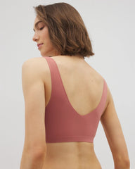 Soma / Mesh Bralette CLAY ROSE