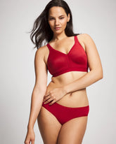 Soma / Wireless Unlined Full Coverage Bra PAINT THE TOWN RED