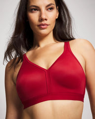 Soma / Wireless Unlined Full Coverage Bra PAINT THE TOWN RED