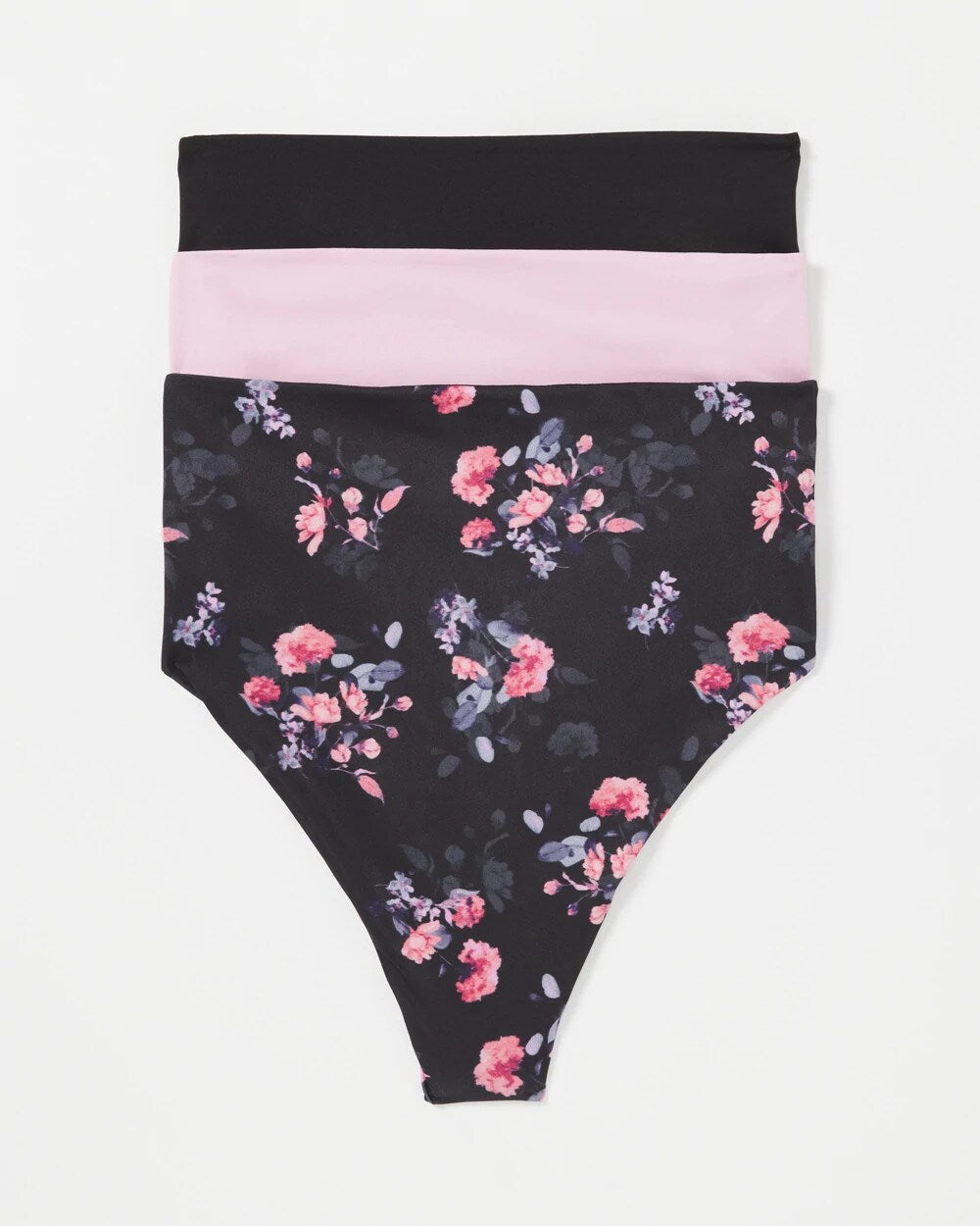 Soma / High-Waist Thong Panty 3 Pack AMETHYST BLUSH MULTIPACK