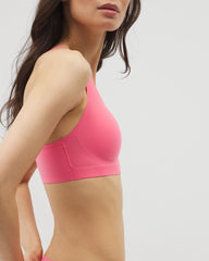 Soma / Racerback Mesh Bralette CAMELLIA ROSE