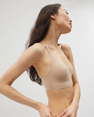Soma / Racerback Mesh Bralette WARM AMBER