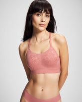 Soma / Lace Adjustable Bralette CLAY ROSE