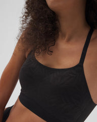 Soma / Lace Adjustable Bralette BLACK