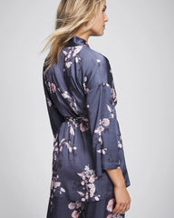 Soma / Short Robe FLORAL DREAMS GRAY