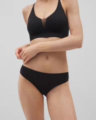 Soma / Mesh Back Bikini Panty BLACK