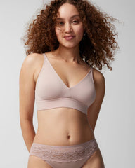 Soma / Wireless Unlined Bra ADOBE ROSE