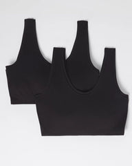 Soma / Bralette 2 Pack BLACK/BLACK