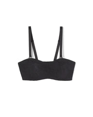 Soma / Halo Lace Strapless Bra BLACK