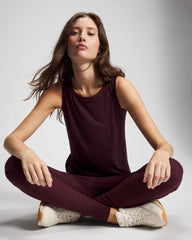 Soma / Rib Knit Tank MERLOT