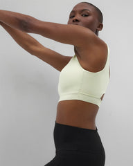 Soma / High-Neck Yoga Bra ALOE WASH