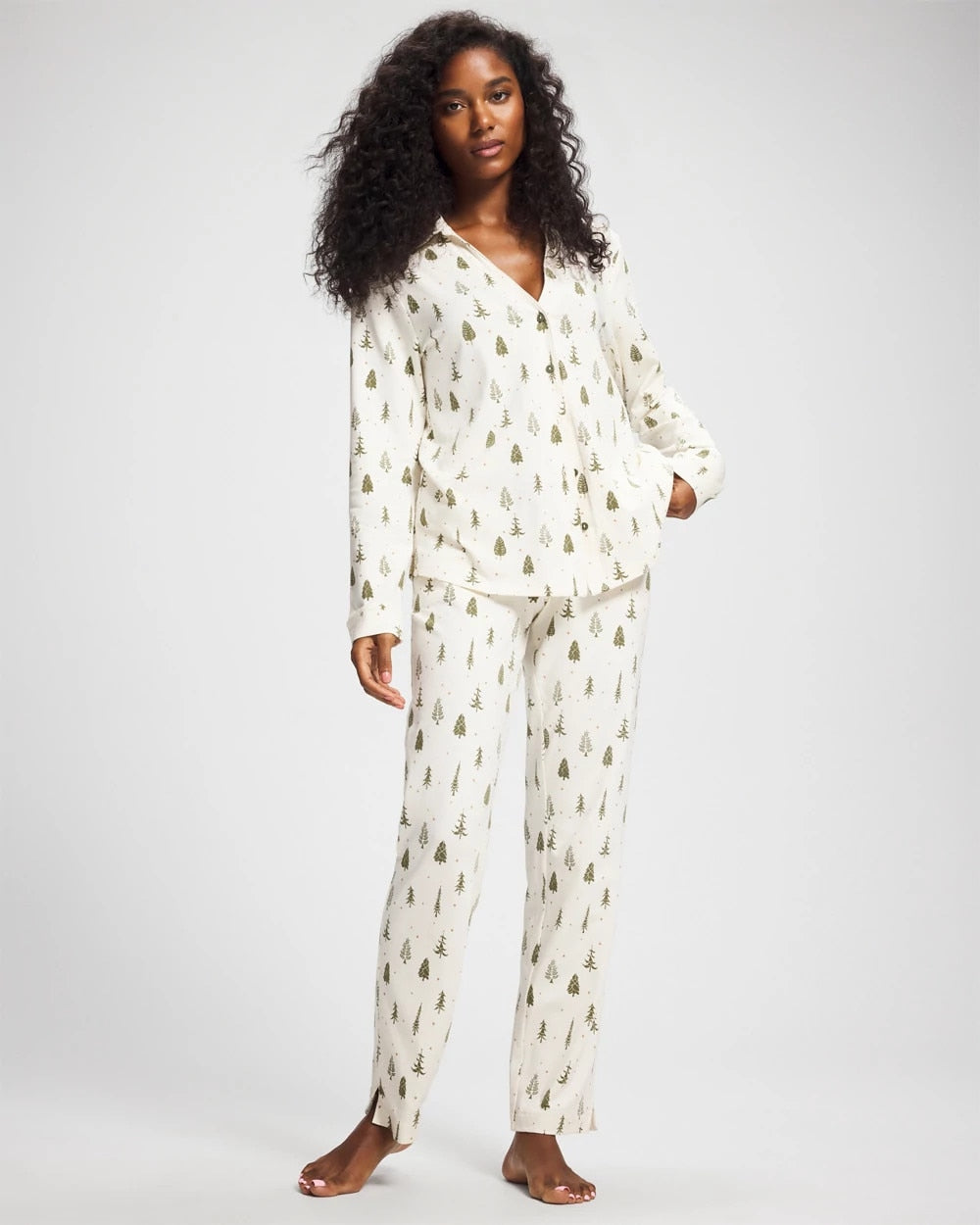 Soma / Ankle Pajama Pant FESTIVE FIRS CHAMP DREAMS