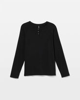 Soma / Men's Henley Pajama Top BLACK