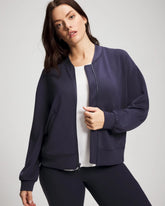 Soma / Modern Modal Bomber Jacket DEEP INDIGO