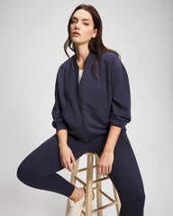 Soma / Modern Modal Bomber Jacket DEEP INDIGO
