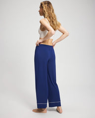 Soma / Solid Piped Pajama Pant MAJESTY BLUE