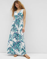 Soma / Goddess Maxi Bra Dress PALM PERFECT G COCONUT