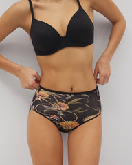 Soma / Modern Brief Panty JAIPUR FLORAL BLACK